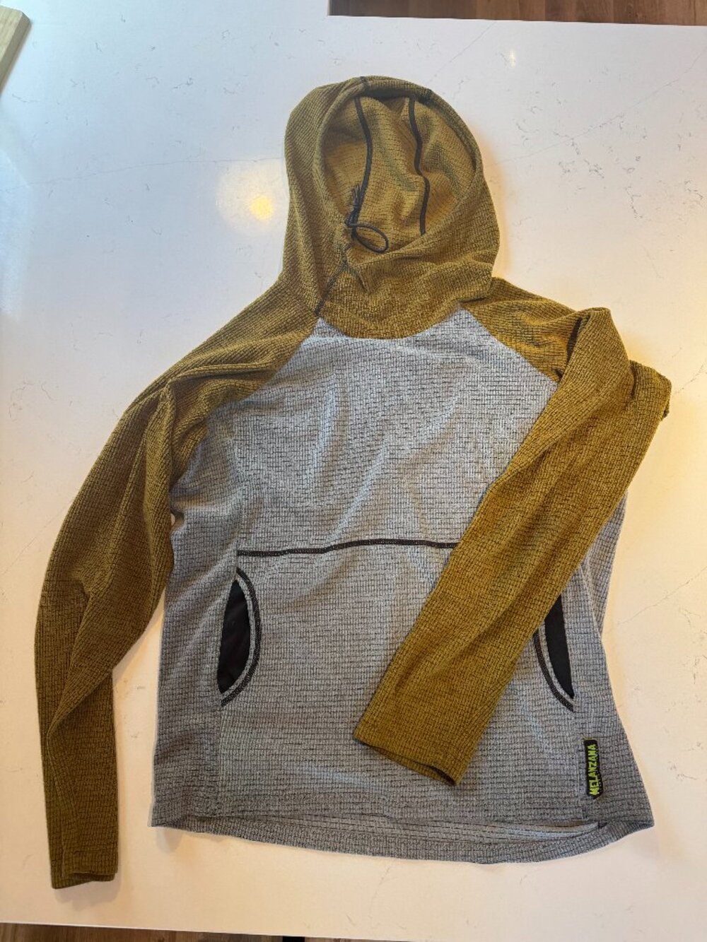 Men's Melanzana - Medium Micro Grid Hoodie